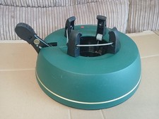 Krinner heavy duty green adjustable Christmas tree stand