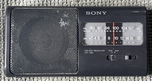Sony receiver icf 380 - sony, fm/am