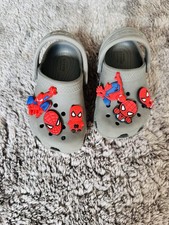 Spiderman Crocs Size 7 Boys