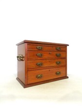 Antique Cabinet Collectors Bank of Drawers