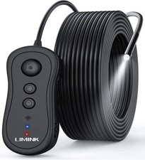 Endoscope Automotive Wireless Borescope , 5.0MP 1080p WiFi Camera Waterproof 15M