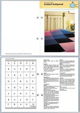 Knitted Bedspread - Home -