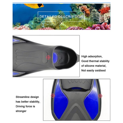 Black red swim - swim, fins