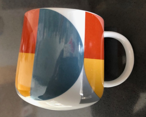 Habitat geo decal mug vgc - decal,