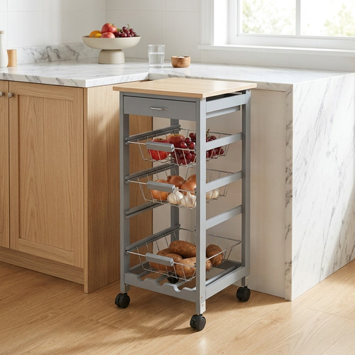 Tier kitchen utility cart - 3,