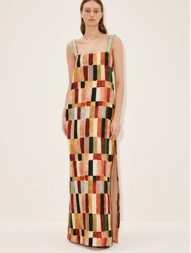 Alemais marjorelle midi dress - alemais,