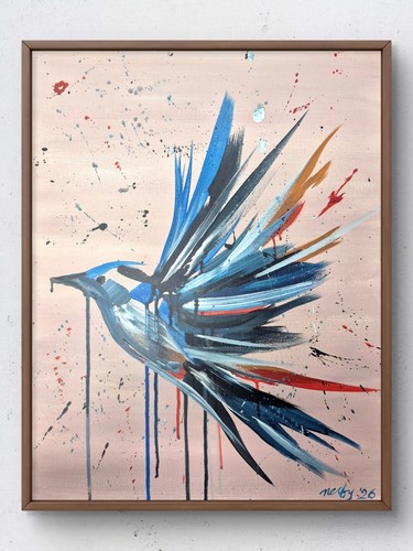 Hand painted abstract - hand,
