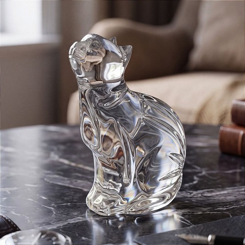 Vtg waterford crystal - vtg., cat