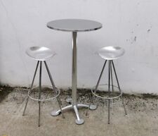 Used Table with Bar Stools. Pepe Cortés Jamaica Bar Stool – Chrome Swivel