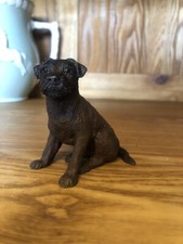 Border Terrier Figure Antique Bronze Bergman Cold Painted Bronze Vienna Dog 