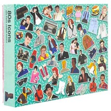 80s Icons Jigsaw Puzzle Pop Fashion TV Film Culture Nostalgia 500 Pieces
