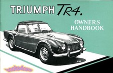 TRIUMPH TR4 OWNERS MANUAL