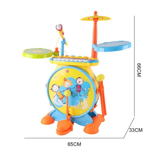 Childrens drum set mic - set,