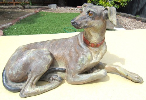 Large antique greyhound - large,
