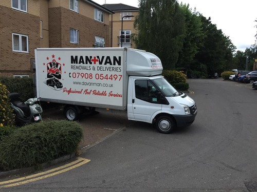 Man and van removal services - van,