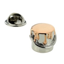 Two Tone Paint Pot Painter Decorator Design Lapel Pin Badge XNCTP044