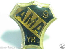 AMA 9 Year Motorcycle Pin ***Nicer than picture *** (#212)