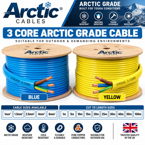 Arctic flex cable - cable, blue