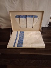Vintage 1960s Linen Tablecloth