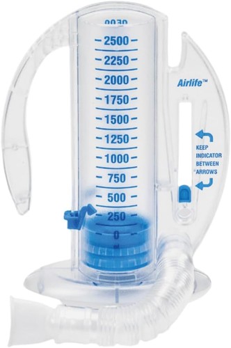 Spirometer deep breathing - deep,