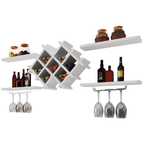 White wine rack bar - rack,