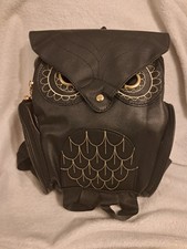 Owl Bag Backpack Faux Leather