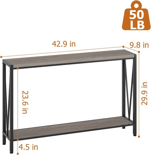 Tier narrow console - console, sofa