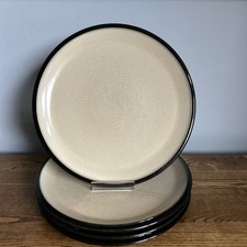 Denby Energy Charcoal and Cream Dinner Plate x1 (individually sold 8 available) 