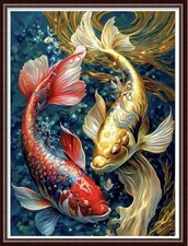 Japanese Koi Carp Fish DIY 5D