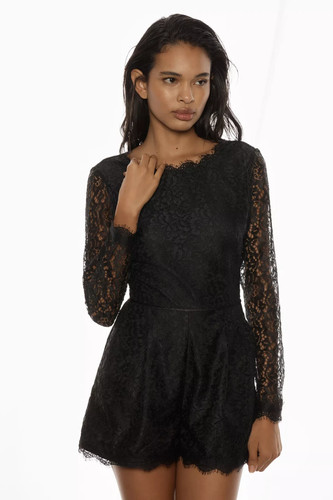 Anthropologie black lace