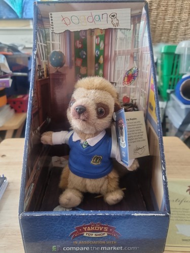 Bogdan meerkat plush toy boxed - meerkat,