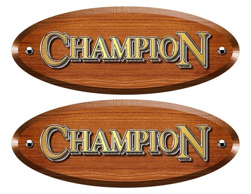 Champion wood grain boat - champion,