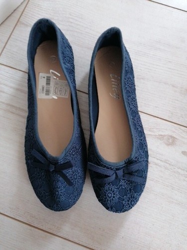Blue ladies flat shoes odd - flat,