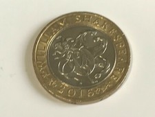 SHAKESPEARE 2 POUND COIN