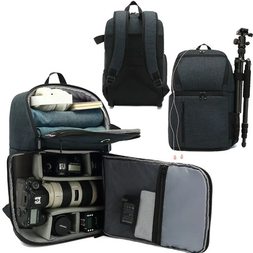 Large capacity camera backpack - large,