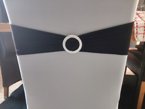 Wedding chair sashes green - green, and