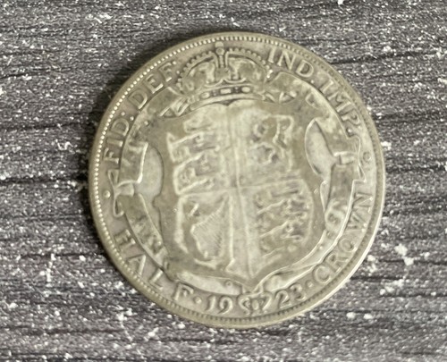 1923 half crown - half, 5