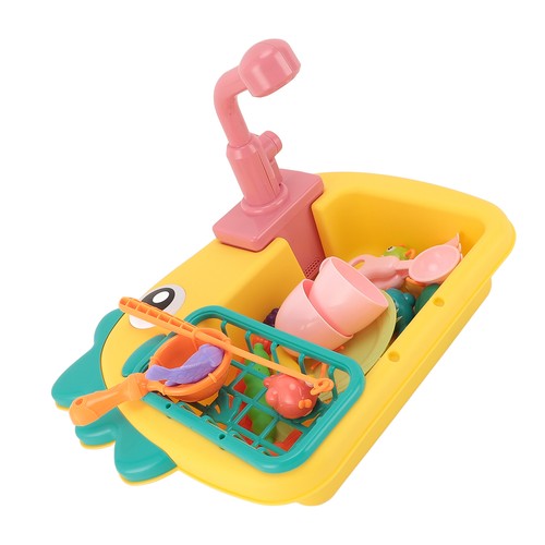 Toddler sink toy with - with, running