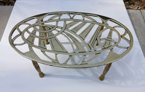 Large vintage solid brass - large,