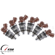 6 x Fuel Injectors for TOYOTA 800cc fit Denso Side Feed Supra 2JZ 1JZ GTE 1J 2J