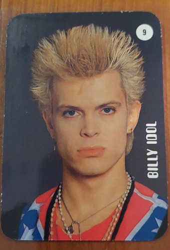 1992 billy idol calendar - idol, card