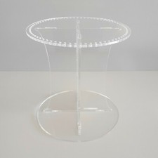 Round Acrylic Wedding Cake