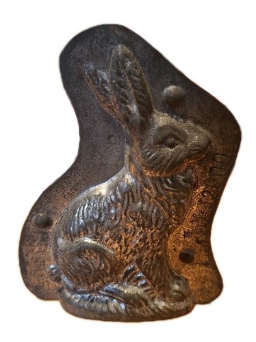 Vintage metal chocolate mold - vintage,