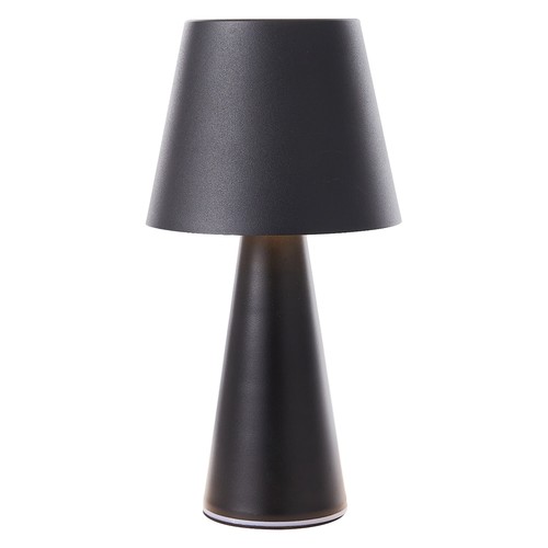 Modern black conical table - modern,