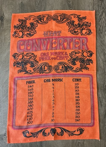 Vintage heat converter chart - heat,