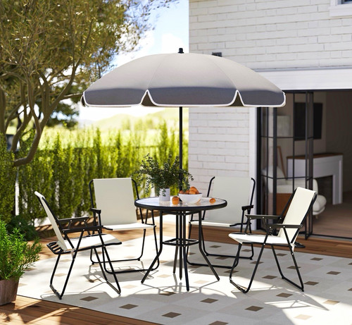 Round market parasol patio - market,