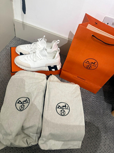 Hermès men low top - men's, lace-up