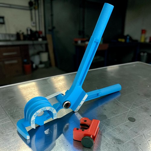 Mini pipe bender - 6-10mm, 3-in-1
