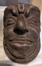 Pottery Grotesque Face Wall