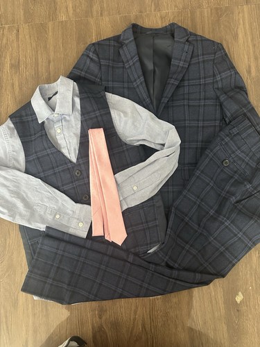 Next boys blue check - blue,